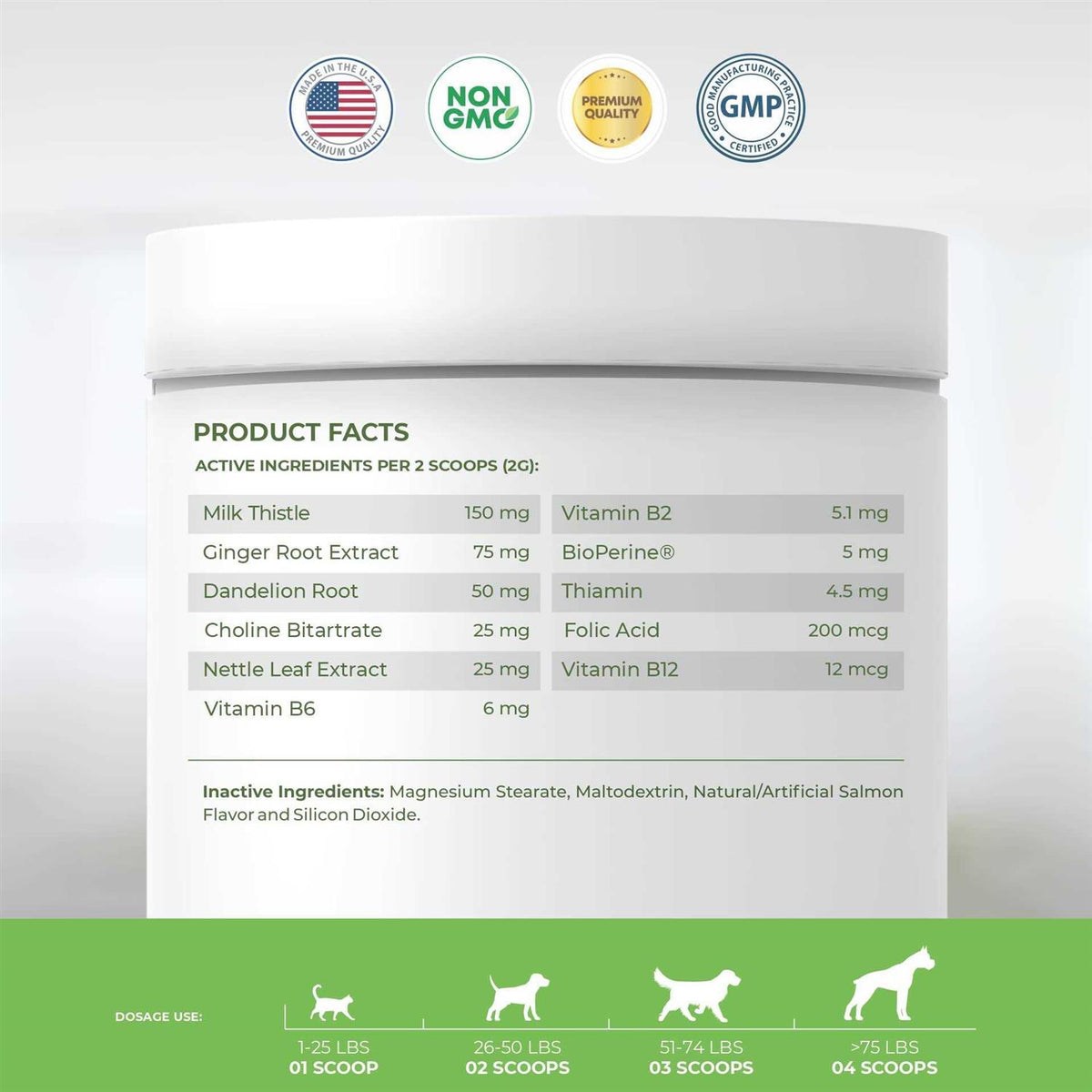 Milk Thistle for Cats 4oz Powder O2443