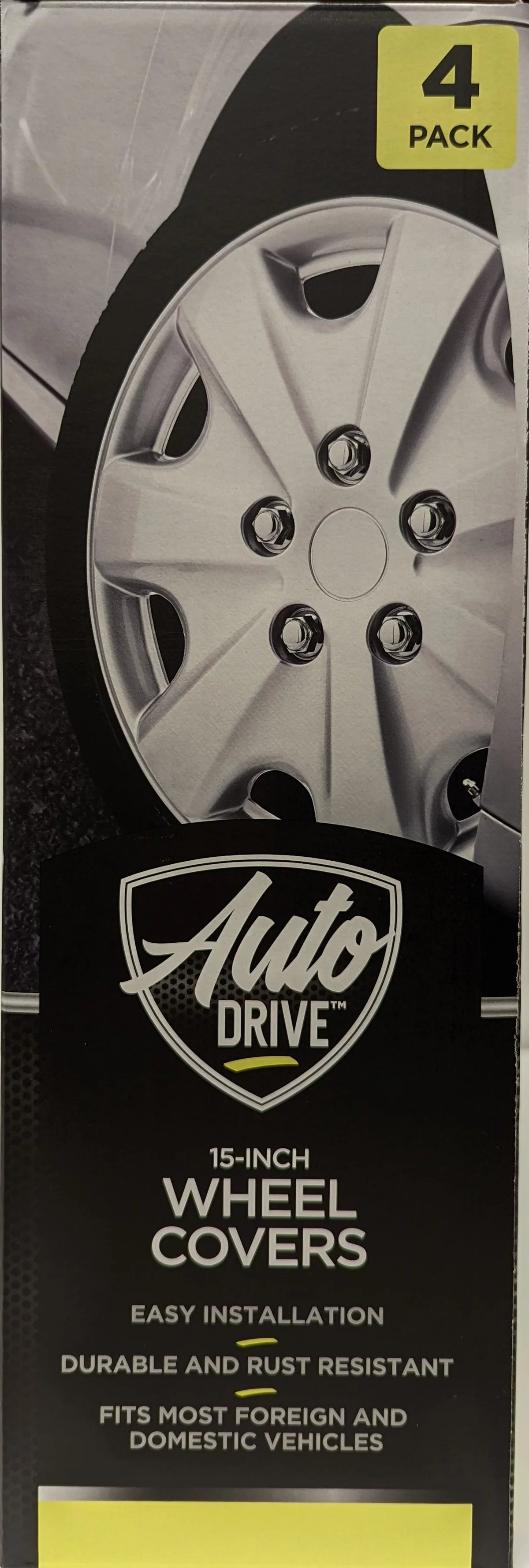 15-inch Silver ABS Plastic Wheel Cover A2519