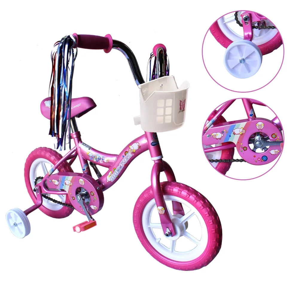 12 inch Bike for 2-4 Years Old Kids with Training Wheels W450461