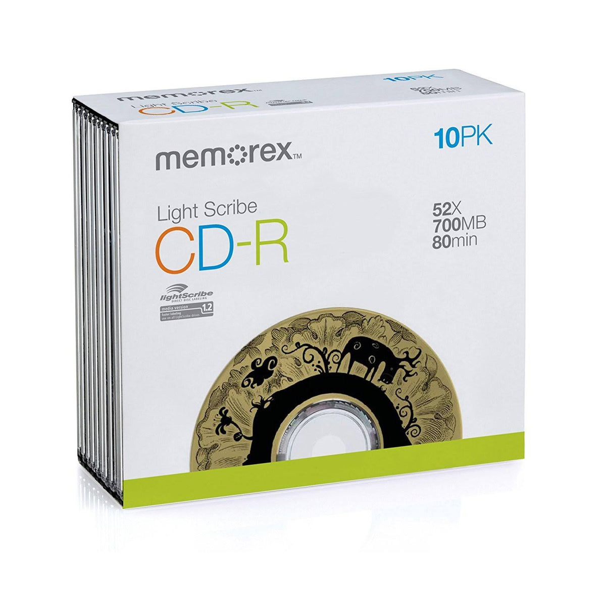 CDR 80 Slim Lightscribe 10pk M528050