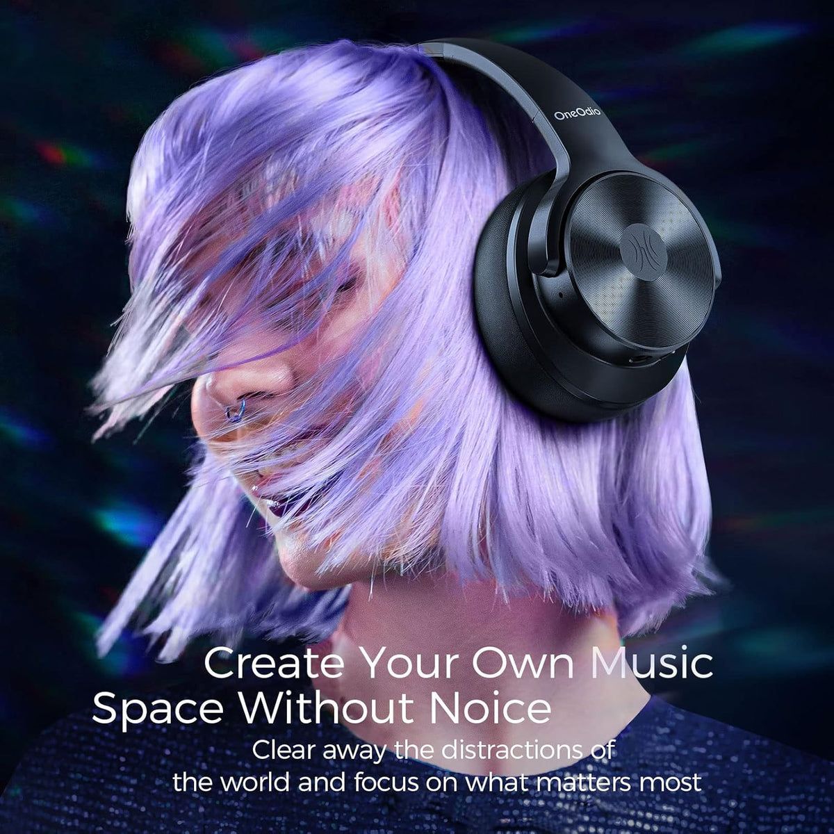 Active Noise Cancelling Wireless Over Ear Bluetooth Headphones P884