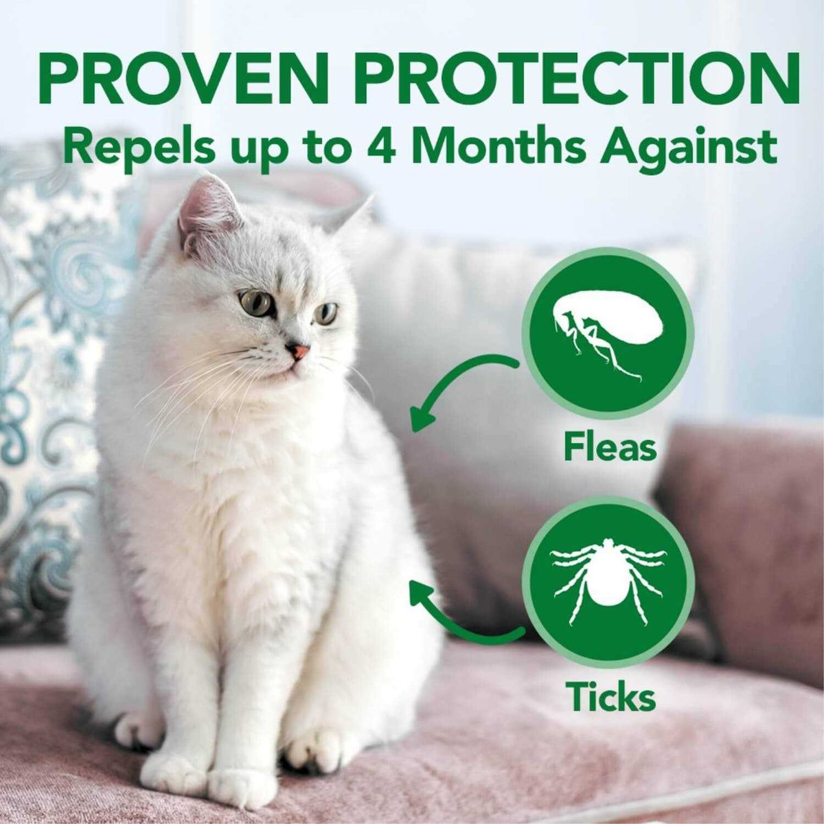 Flea & Tick Repellent Collar for Cats R527