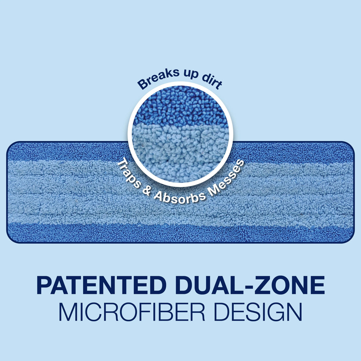 Microfiber Cleaning Pad for Hard-Surface Floors O313342