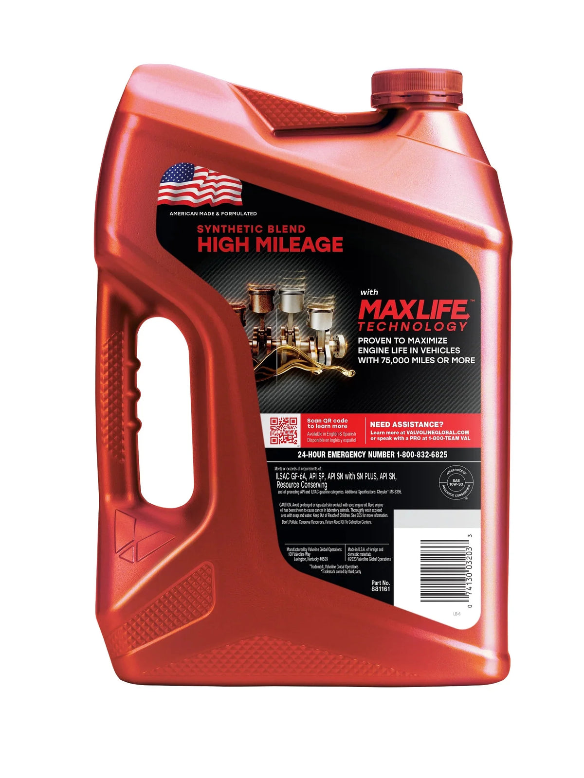 High Mileage Motor Oil SAE 10W-30 X544330