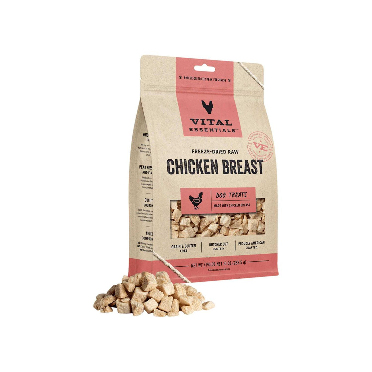 Freeze Dried Chicken Breast Dog Treats I93656