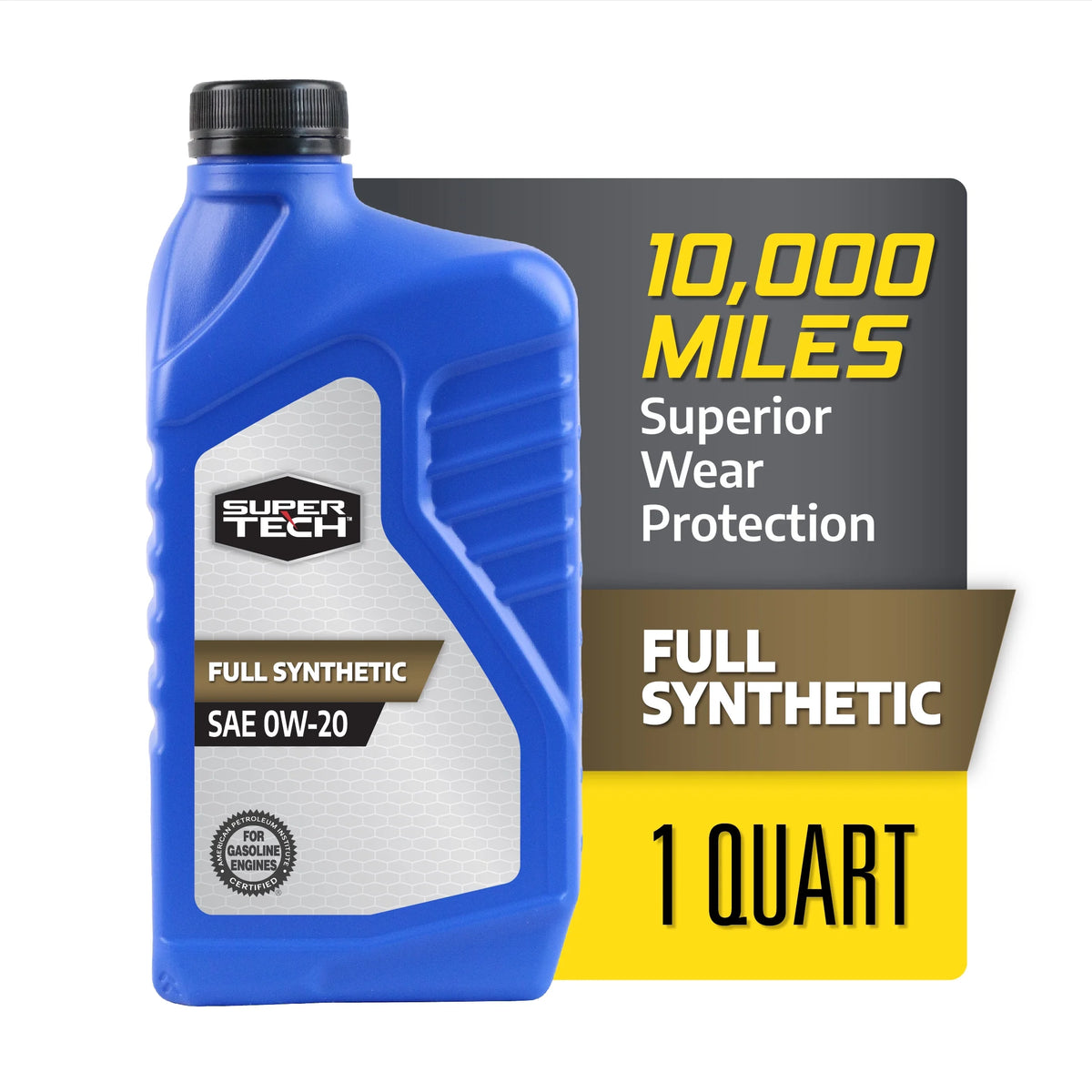 Full Synthetic SAE 0W-20 Motor Oil, 1 Quart T1166