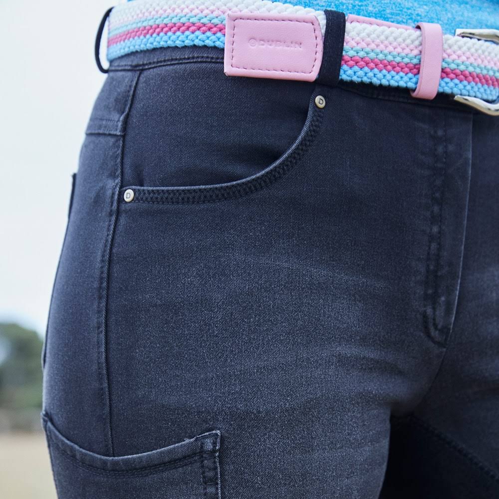 Denim Knee Patch Breeches Y3123
