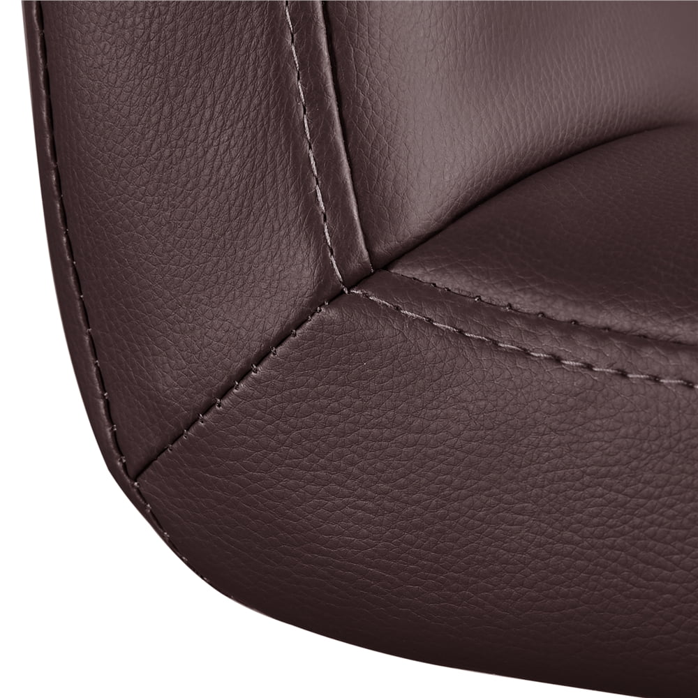 Height Adjustable PU Leather Office Chair with Armrests C376545