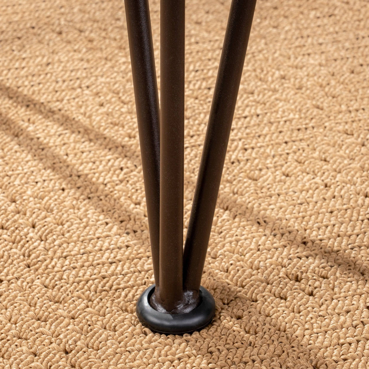 Industrial Iron & Teak Finished Acacia Wood Accent Table H67993