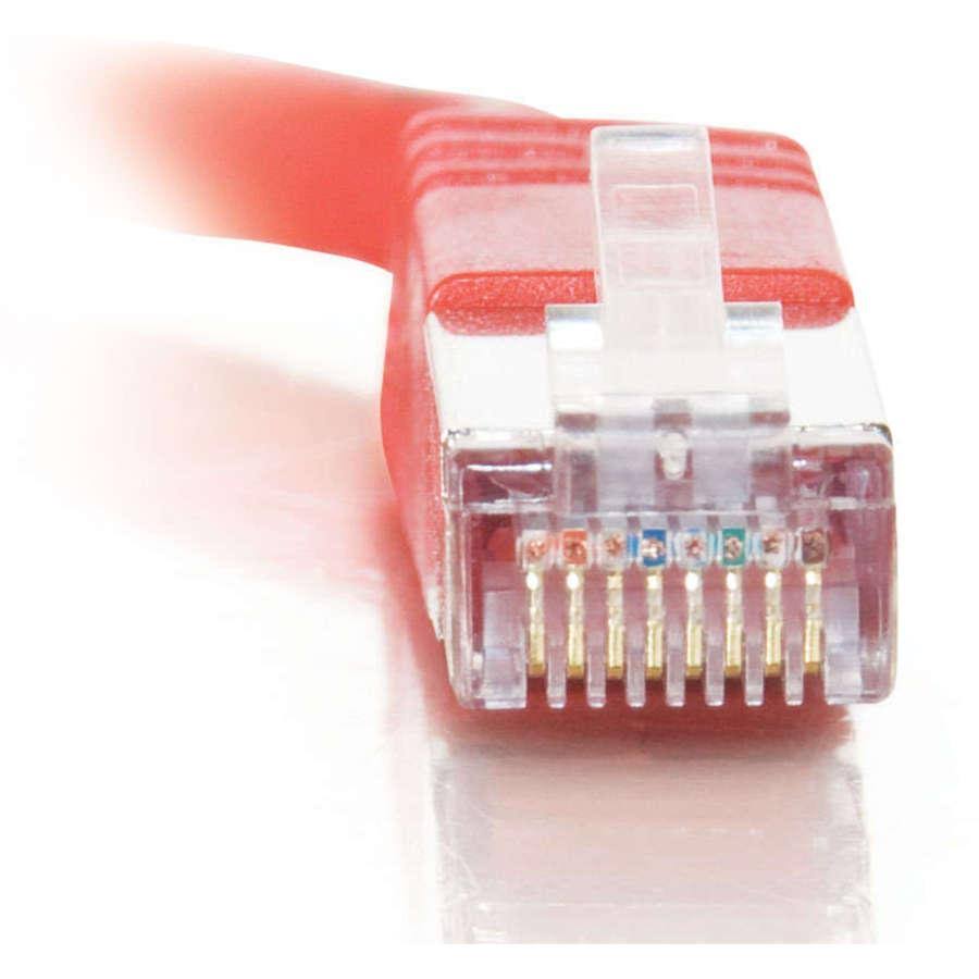 150ft Cat5e Molded Shielded STP Network Patch Cable Red U824009