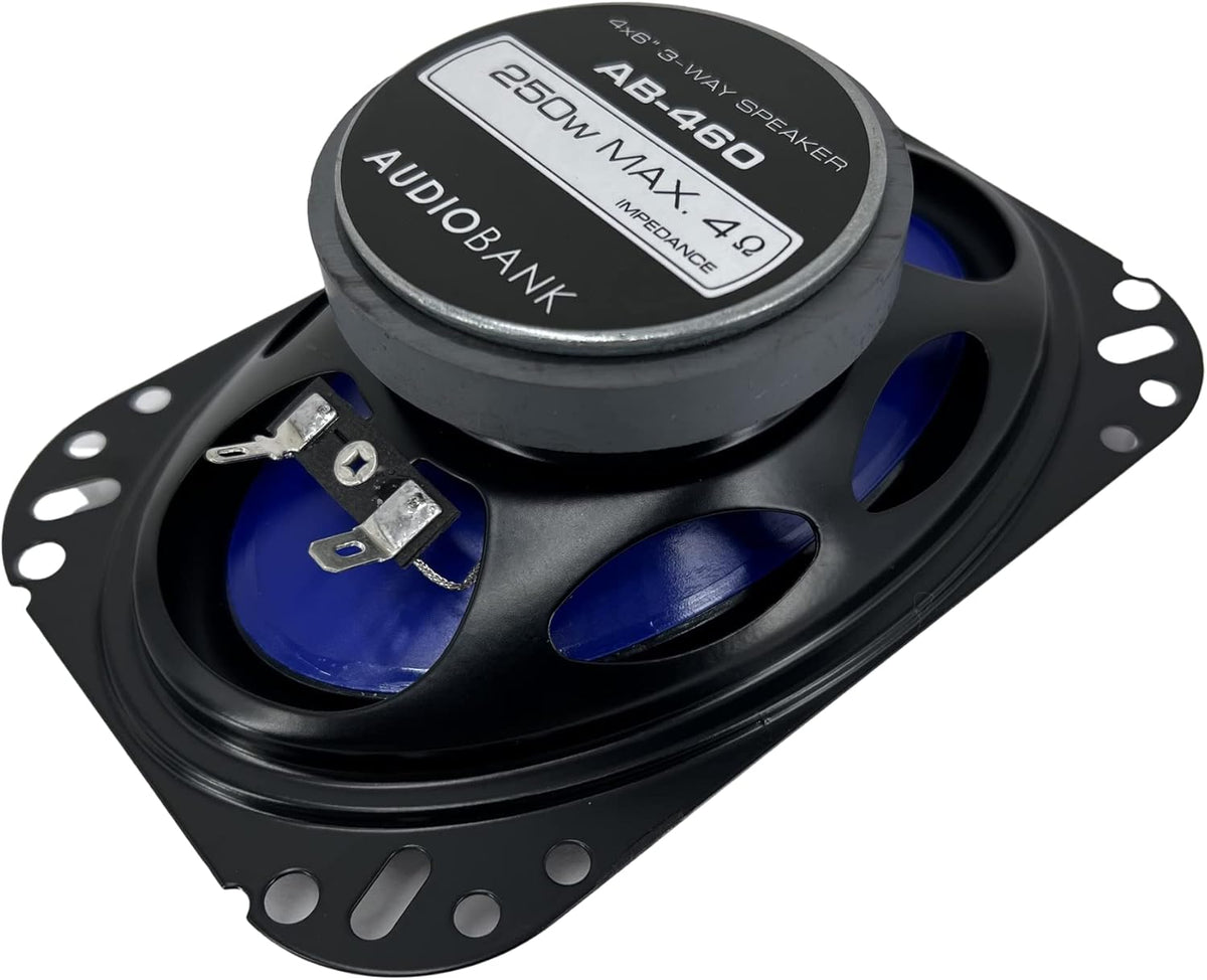 4x6 in 3-Way Coaxial Car Speakers 4 Ohm H272662