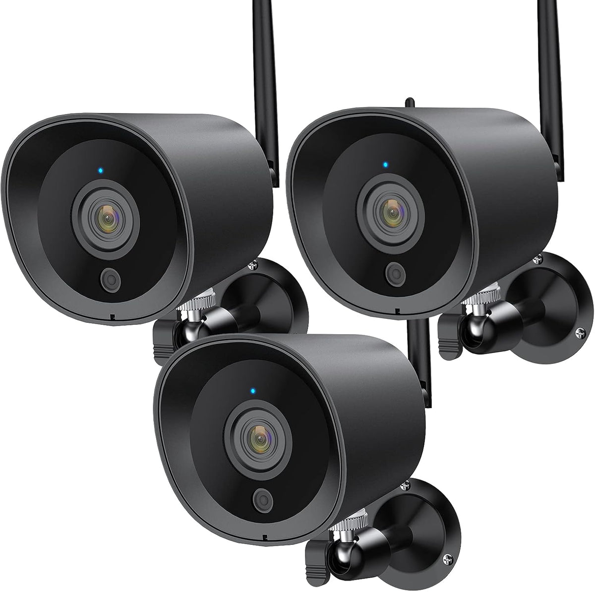 2Pack 1080P WiFi IP Camera with Night Vision B748024