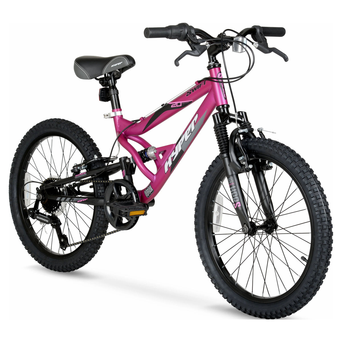 20 Girl's Mountain Bike for Kids, Magenta O1326