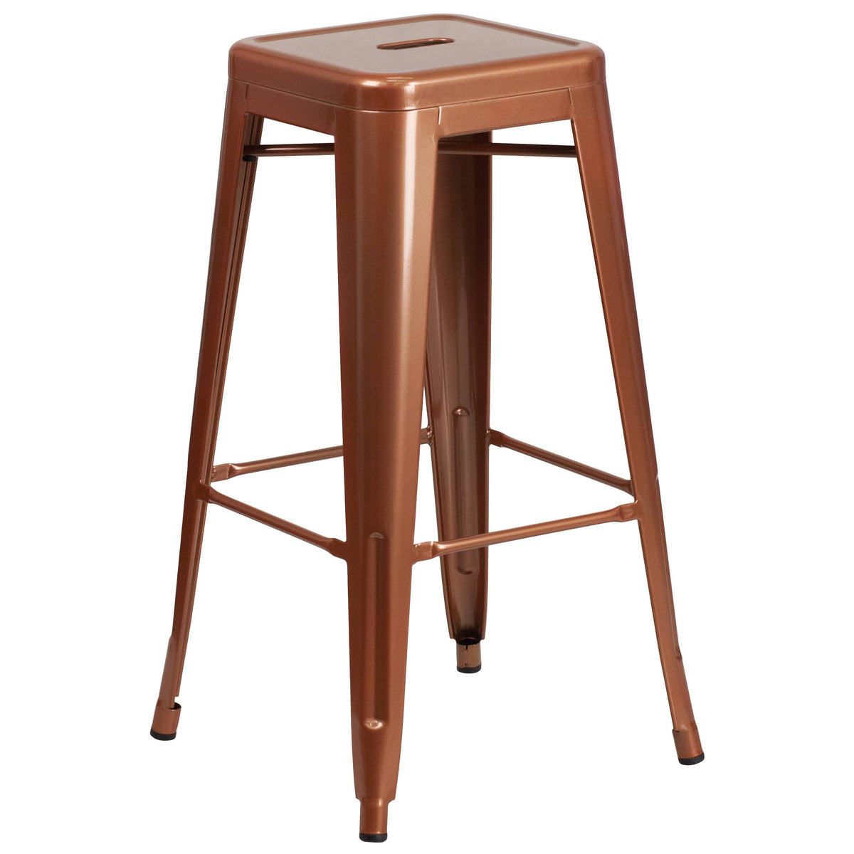 30'' High Backless Indoor-Outdoor Barstool N718