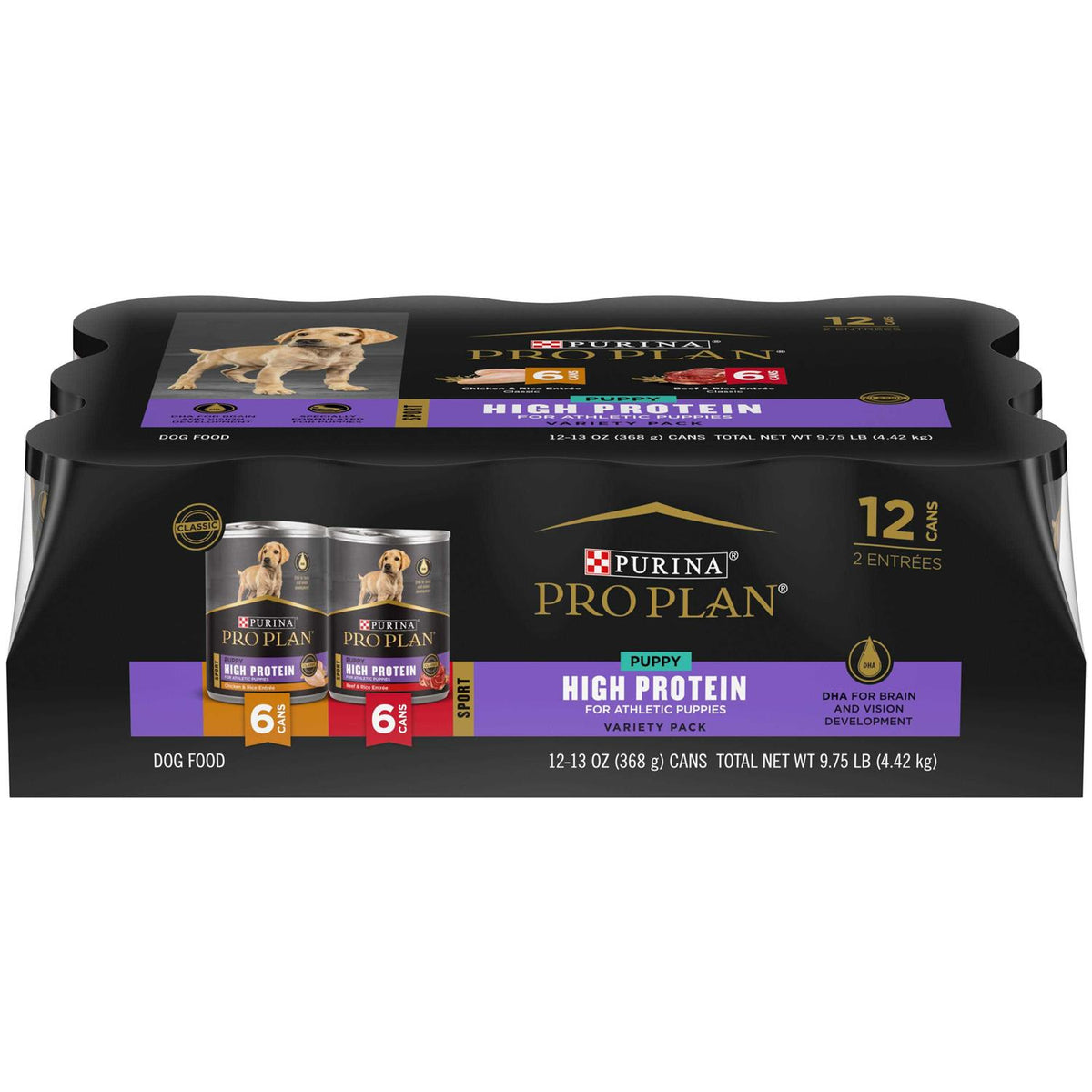 Beef Chicken & Rice Wet Puppy Food Variety Pack S3109