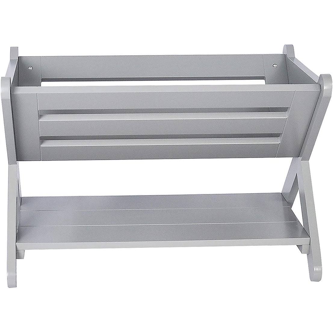 Kids Book Caddy with Shelf, White H27576