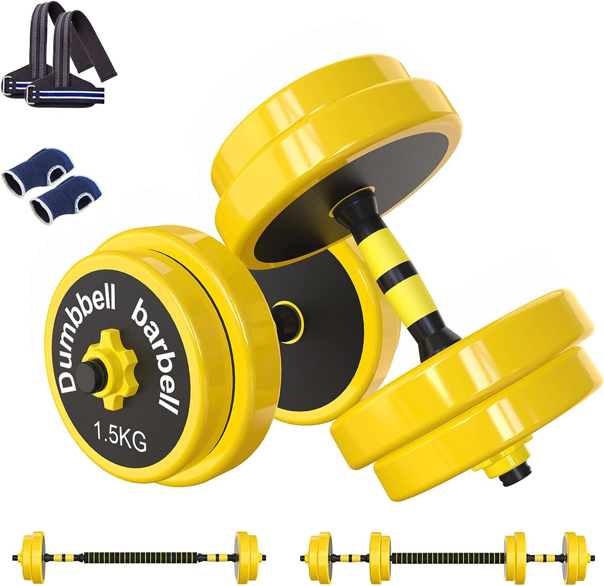 Adjustable Non-Slip Neoprene Dumbbells Set T38337