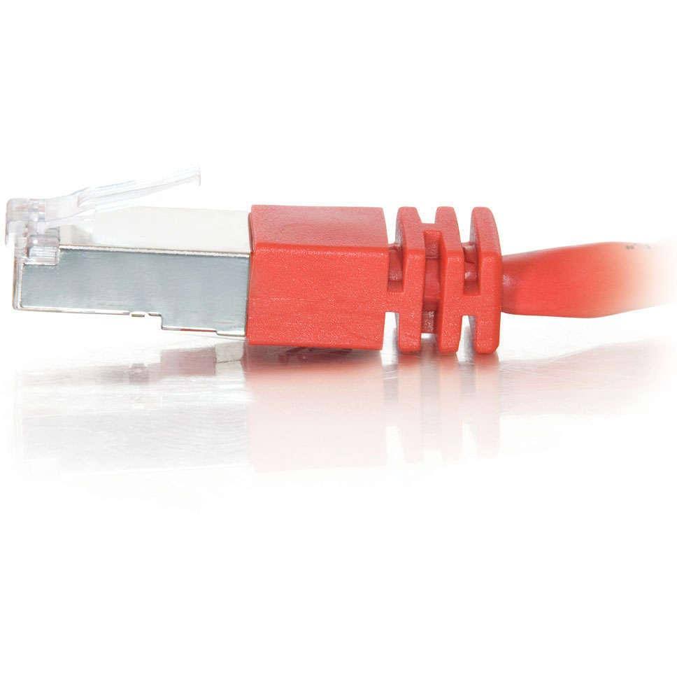 150ft Cat5e Molded Shielded STP Network Patch Cable Red U824009
