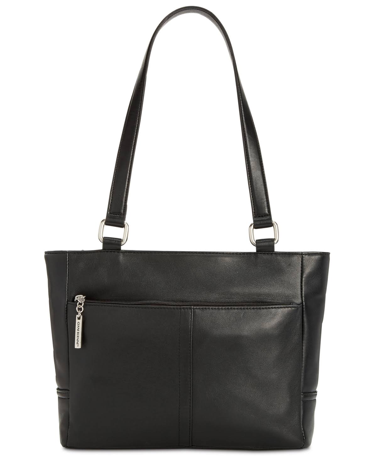 Black Leather Tote M333189