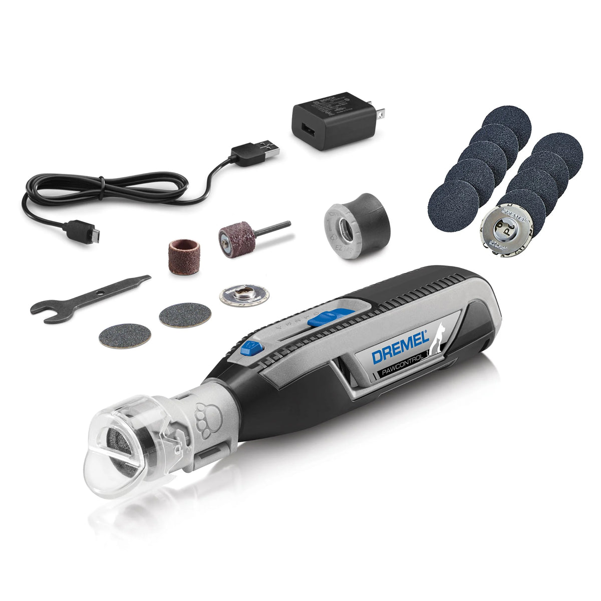 4 Volt Cordless Pet Nail Grooming Kit with 10 Grooming Disks C70740