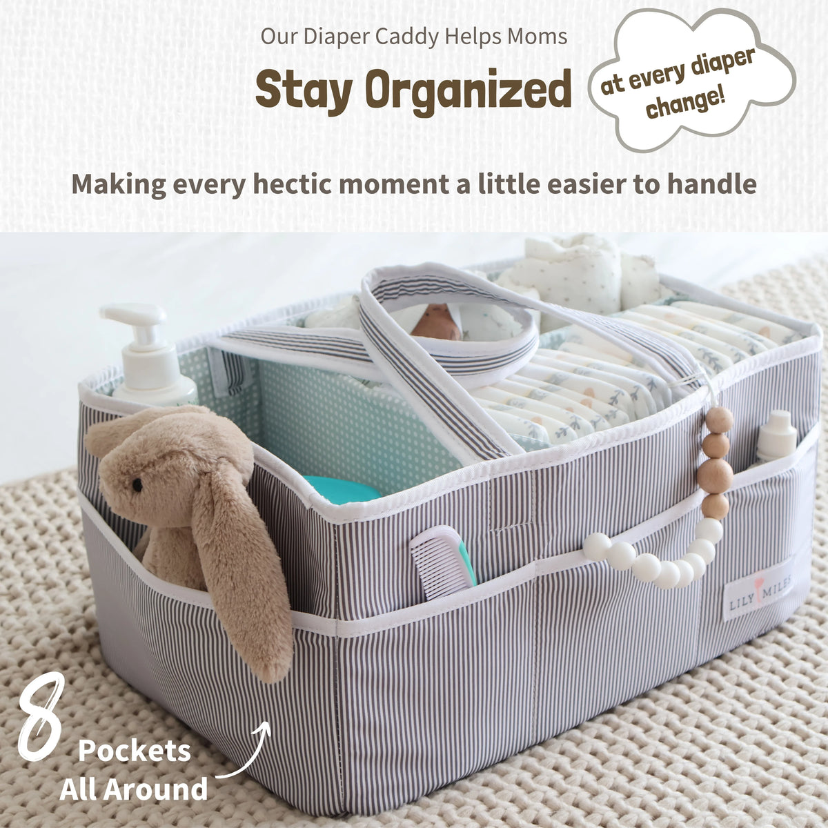 Baby Diaper Caddy Organizer B816776