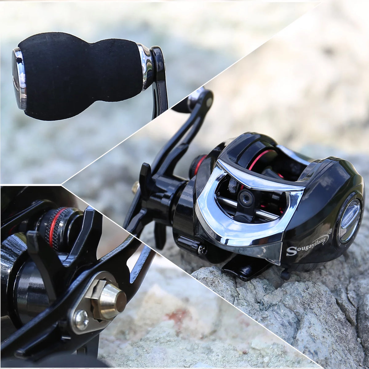 Baitcasting Fishing Reel 6.3:1 Gear Ratio 18+1 BB X591