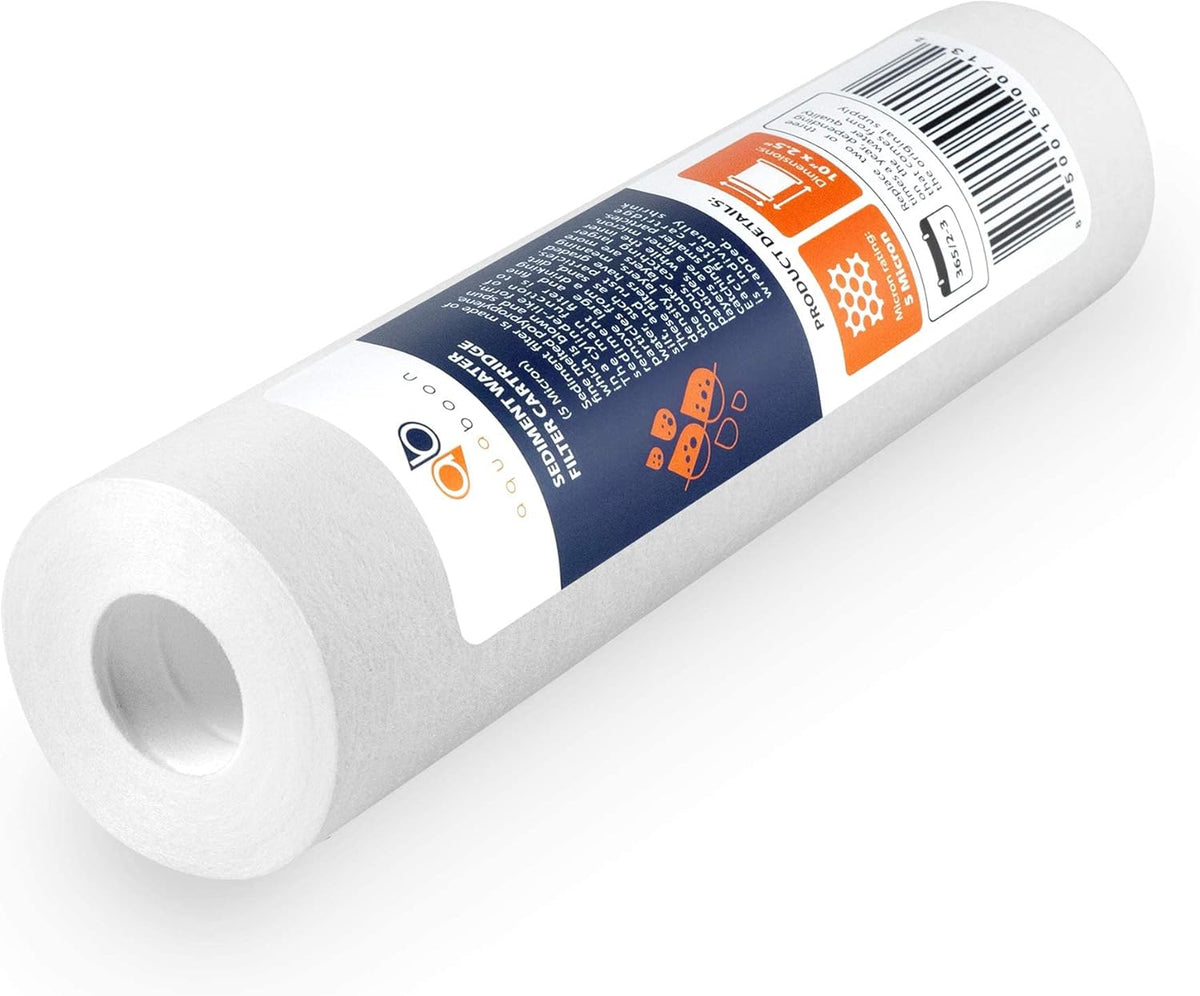 12 Pack 5 Micron 10 inch Reverse Osmosis Sediment and Carbon Filters G841
