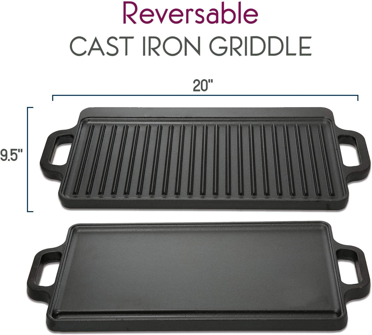 Cast Iron Griddle with Accessories F5423
