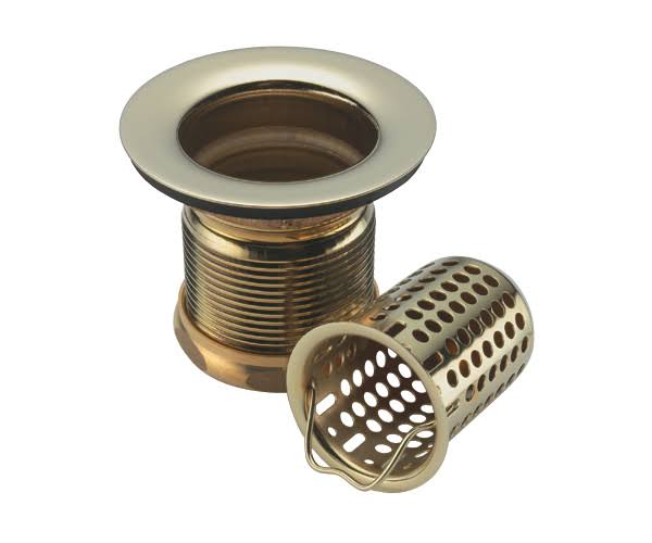 Junior Basket and Strainer in Satin Chrome R4308