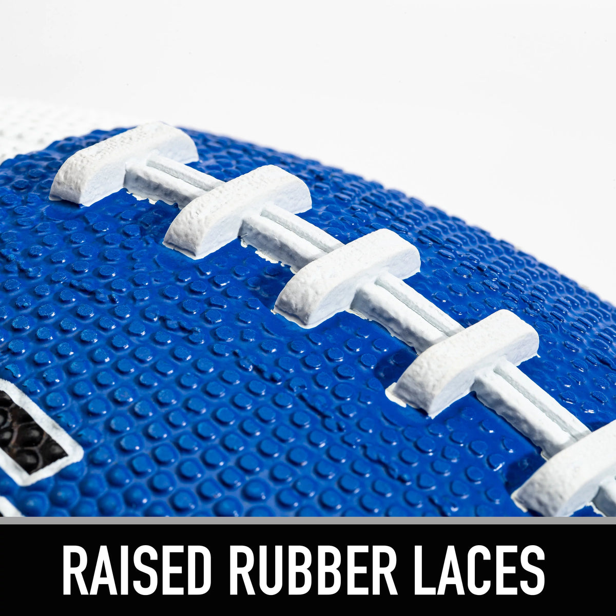 Junior Size Rubber Football 6 Pack with Pump O134148