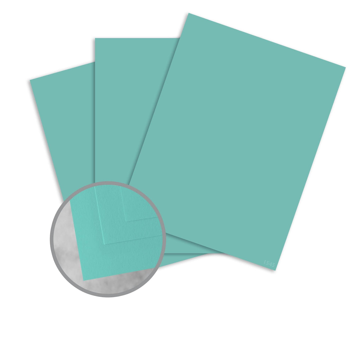 Antique Vellum Aqua Card Stock 8 1/2 x 11 in 80 lb 100 per Package T352