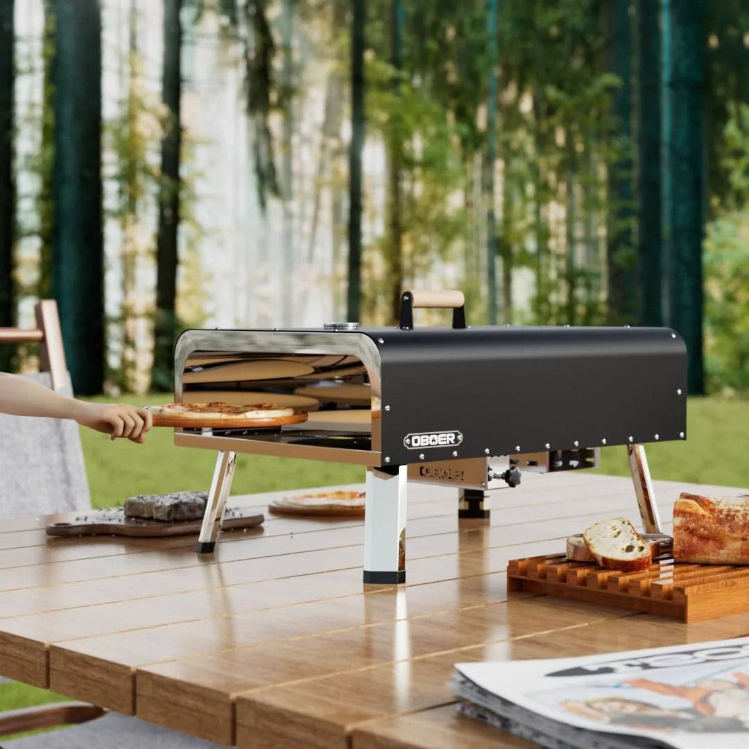 13 Multi-Fuel Rotatable Portable Pizza Oven J3113