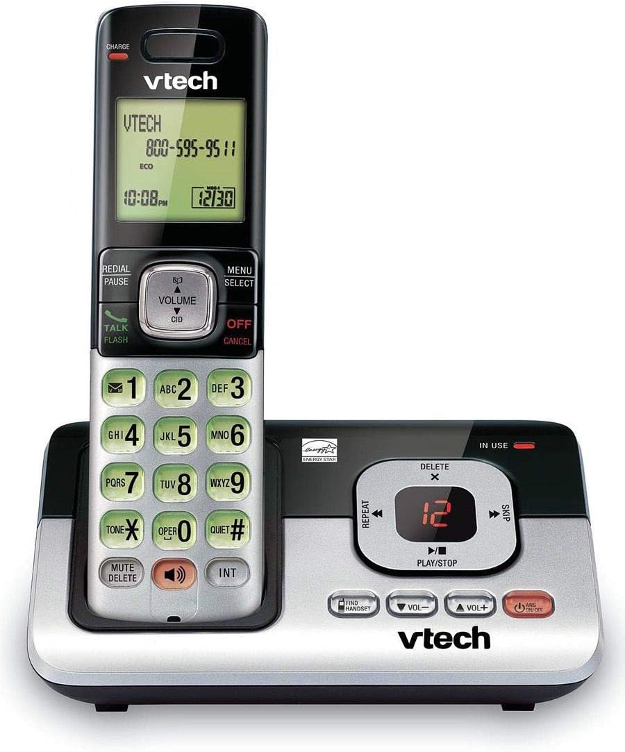 2-Handset Cordless Phone with Answering System S86952