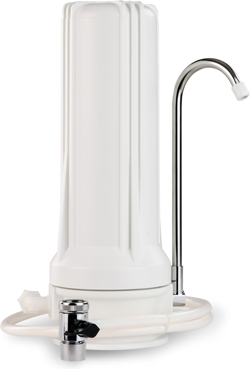 Countertop Drinking Water Filtration System with Carbon Filter, 2.5 x 10, Clear O977