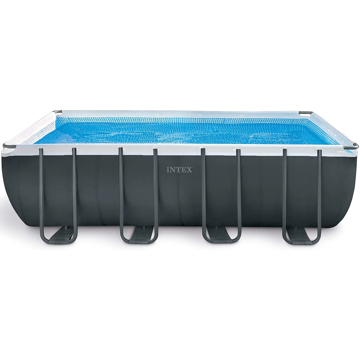 32' x 16' x 52 Rectangular Frame Swimming Pool with Pump G989738
