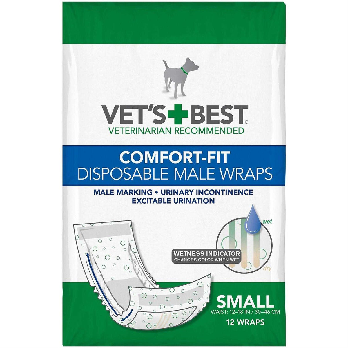 Disposable Male Dog Wraps U3696