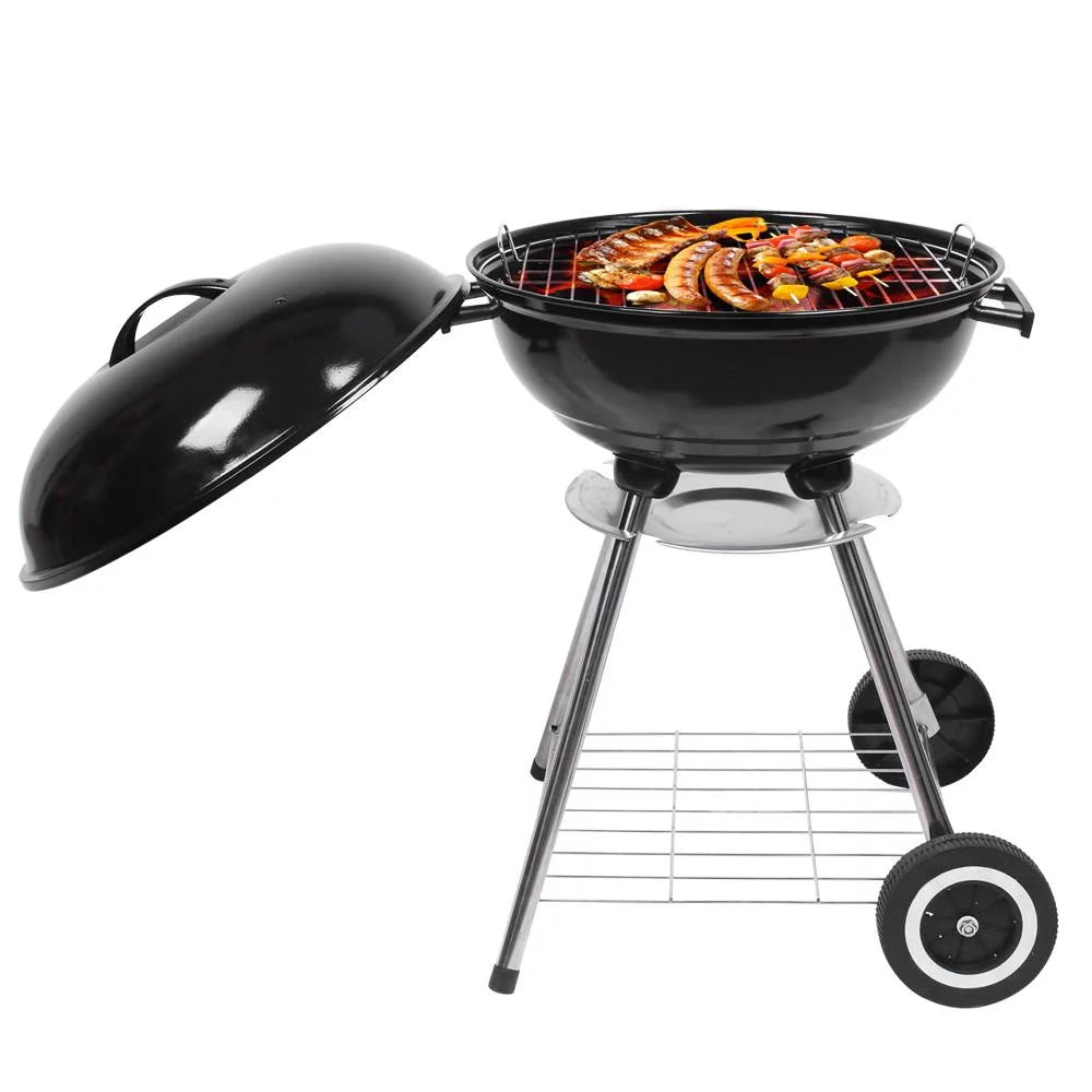 18 Portable Charcoal Grill with Wheels M558971
