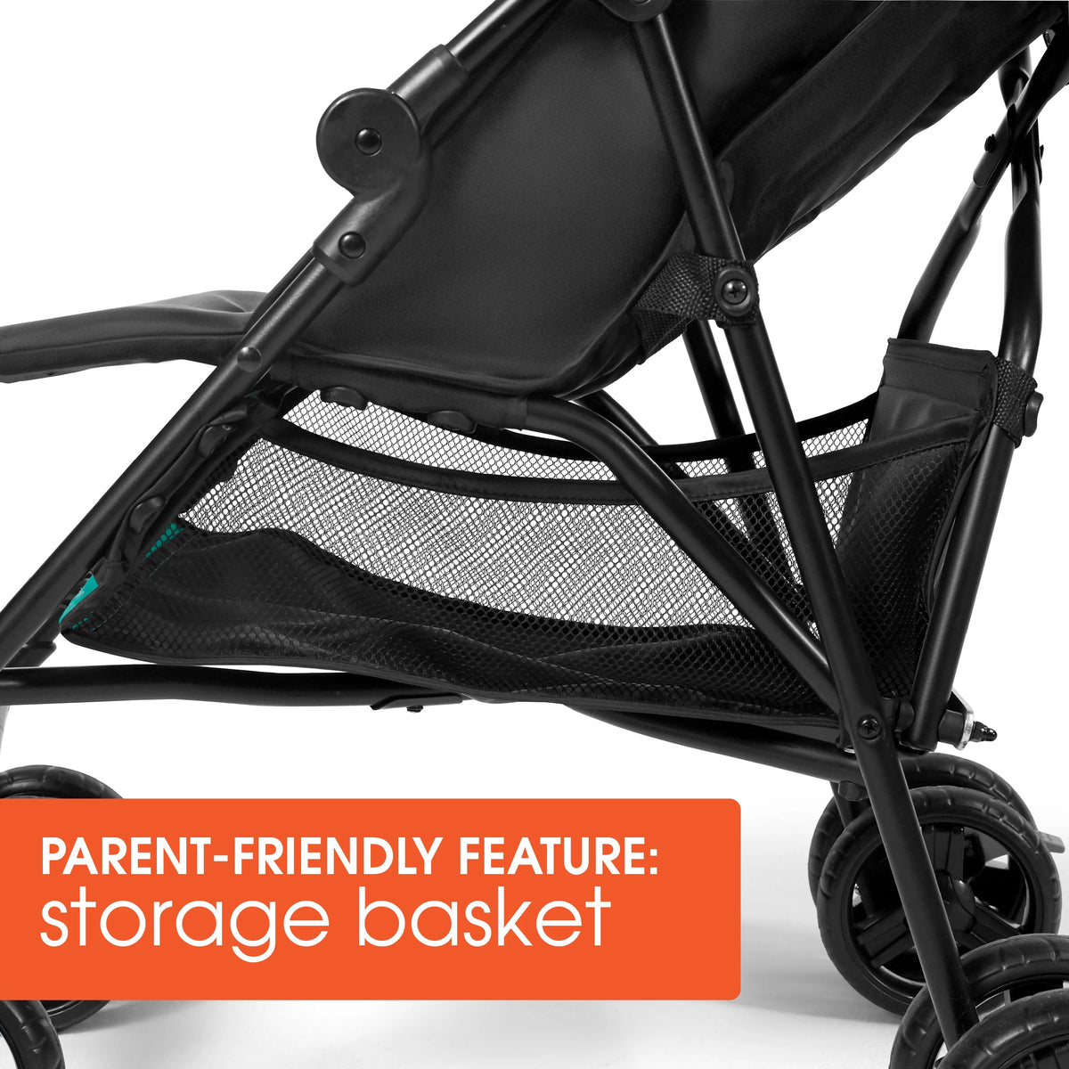 Lightweight Compact Fold Stroller, Black P4917