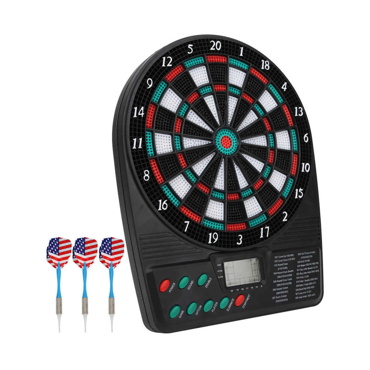 Electronic Dartboard Game Set with LCD Display Y56971