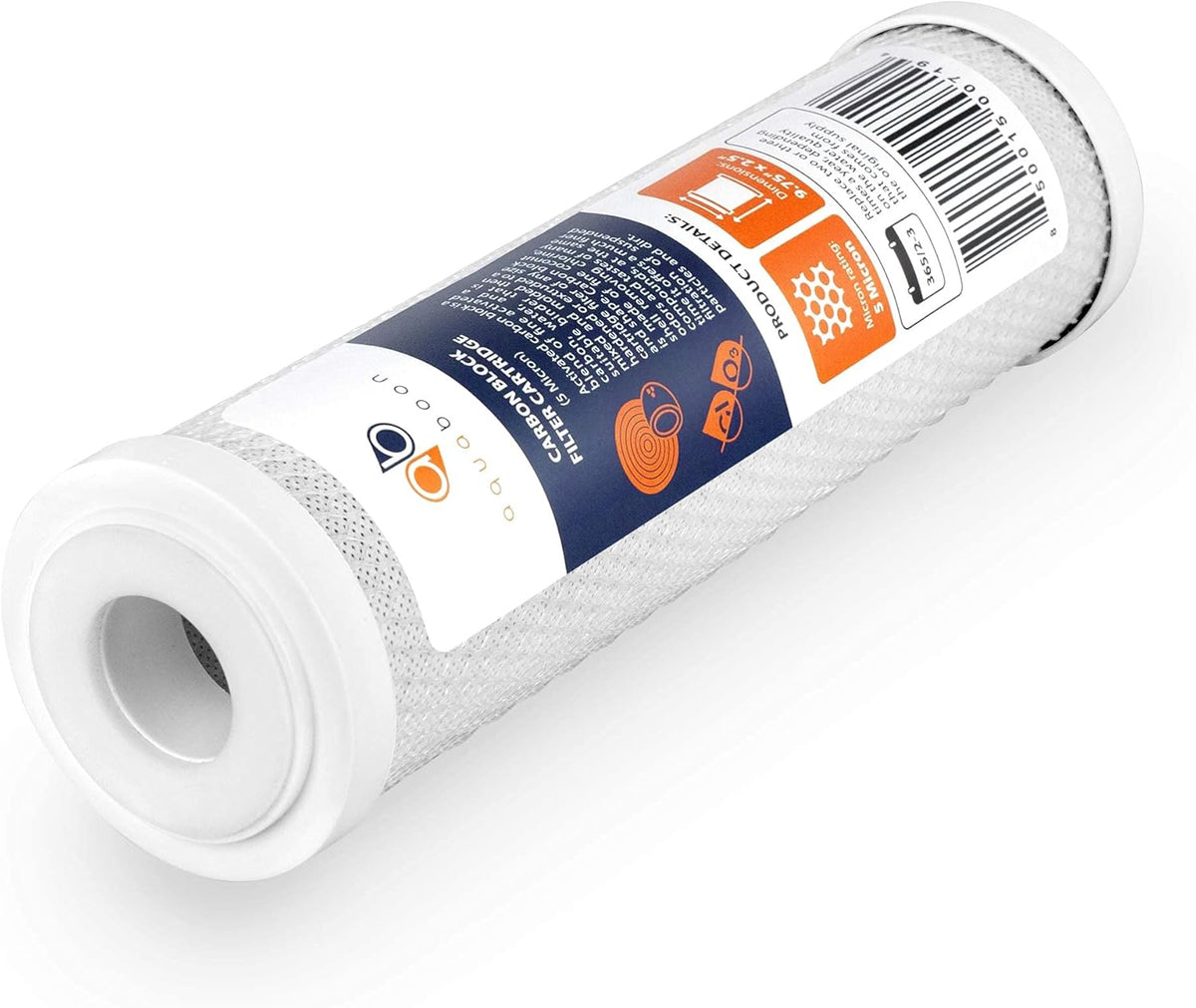 12 Pack 5 Micron 10 inch Reverse Osmosis Sediment and Carbon Filters G841
