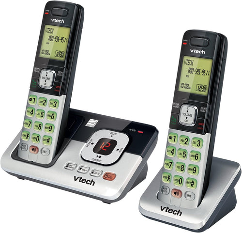 2-Handset Cordless Phone with Answering System S86952