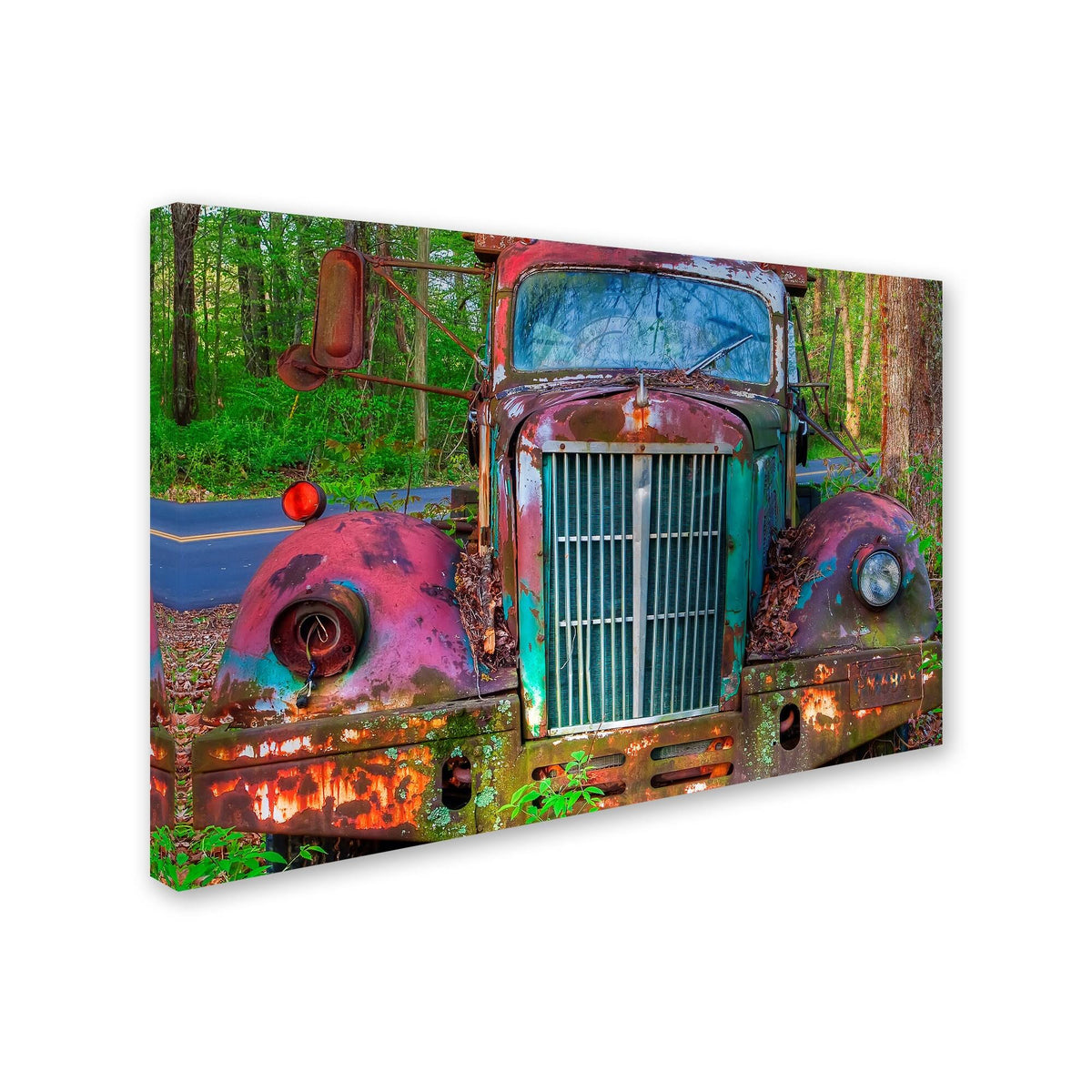 Bob Rouse Tow Truck Front Canvas R418026