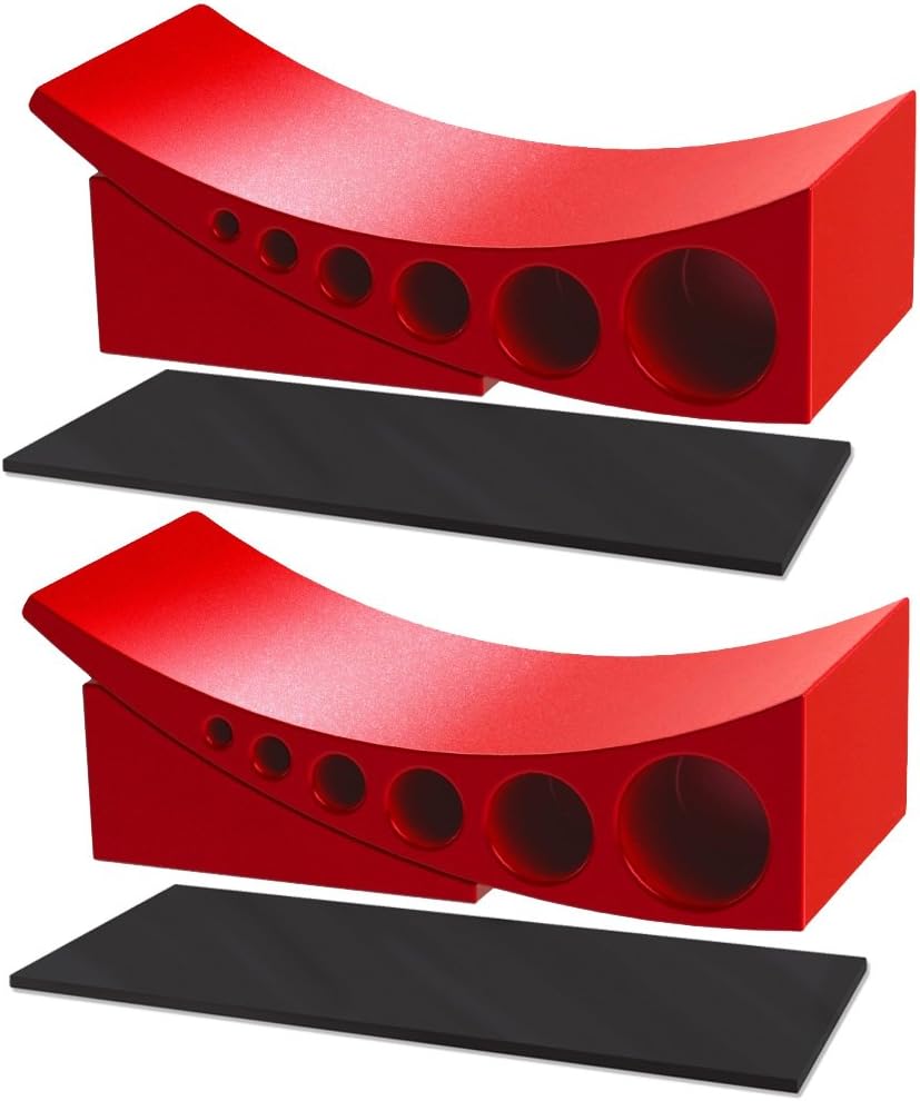 2-Pack Camper Leveler & Chock Set with Rubber Mats V1193