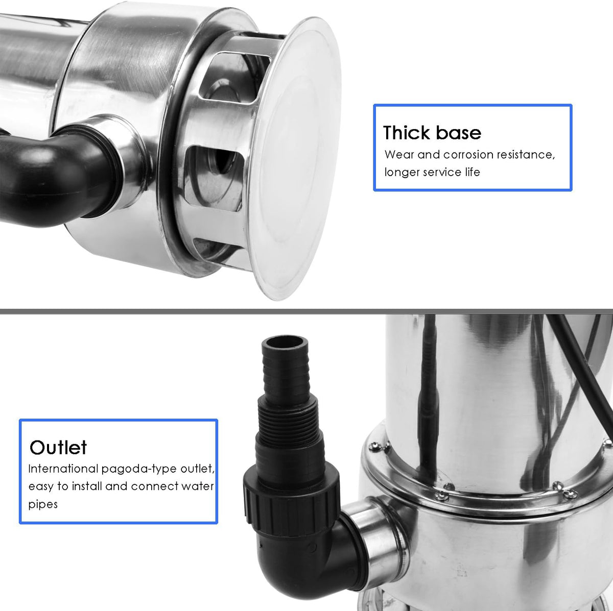 1.5 HP Stainless Steel Submersible Sump Pump S9202