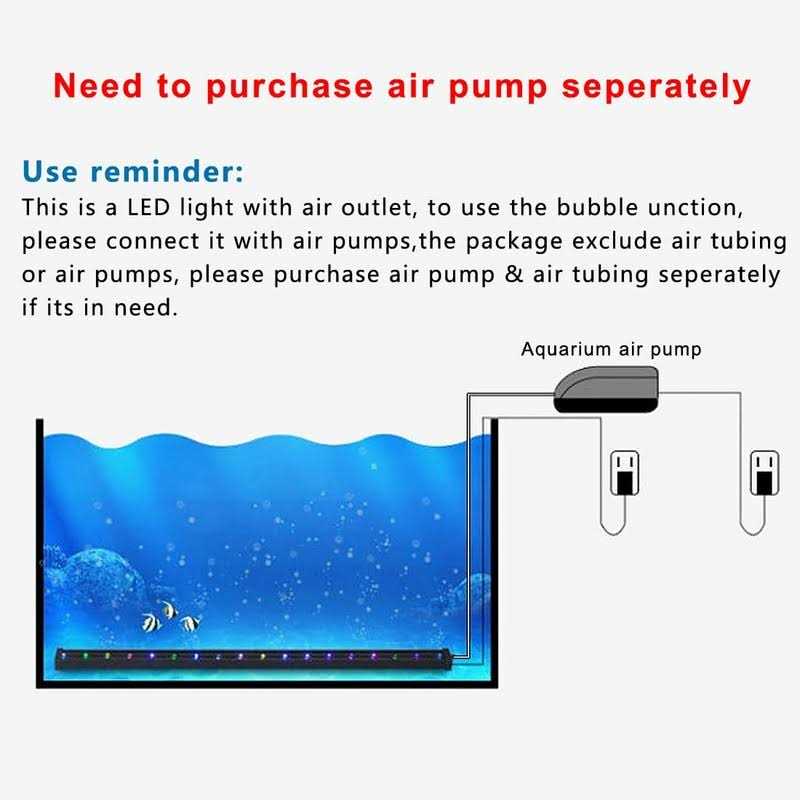 2 Watt Aquarium Air Stone with Color Changing LED Light Pump M763951
