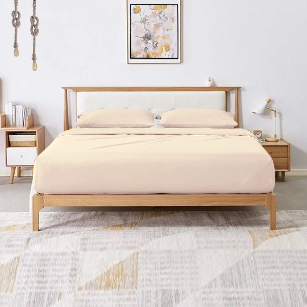 400 Thread Count Egyptian Cotton 4 Pc King Sheet Set F253940