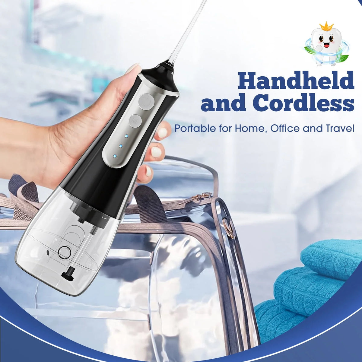 Cordless Water Flosser 3 Modes 5 Tips IPX6 Waterproof P8574