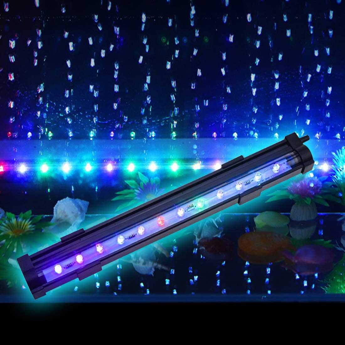 2 Watt Aquarium Air Stone with Color Changing LED Light Pump M763951