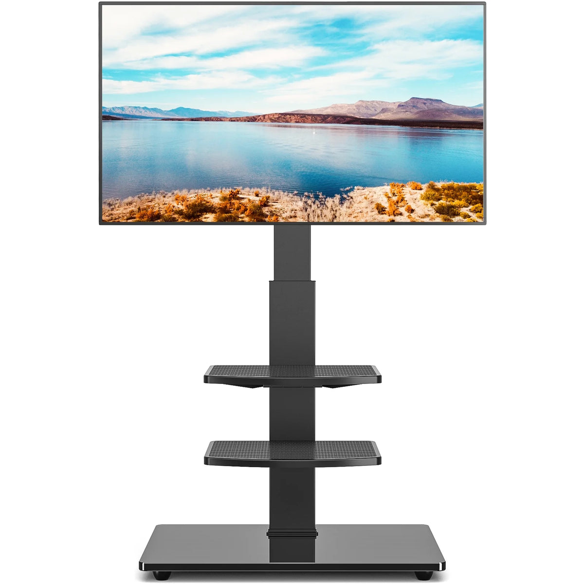 Black Tall Floor TV Stand up to 65 inch D69750