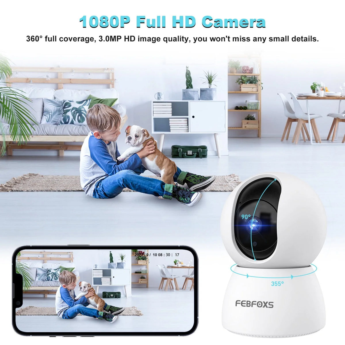 Baby Monitor Security Camera V437
